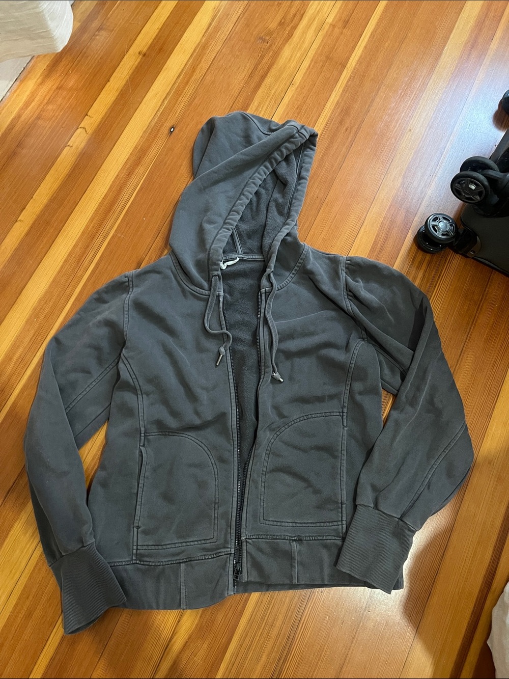 Anthropologie daily practice Zip-Up Hoodie with Drawstring Hood